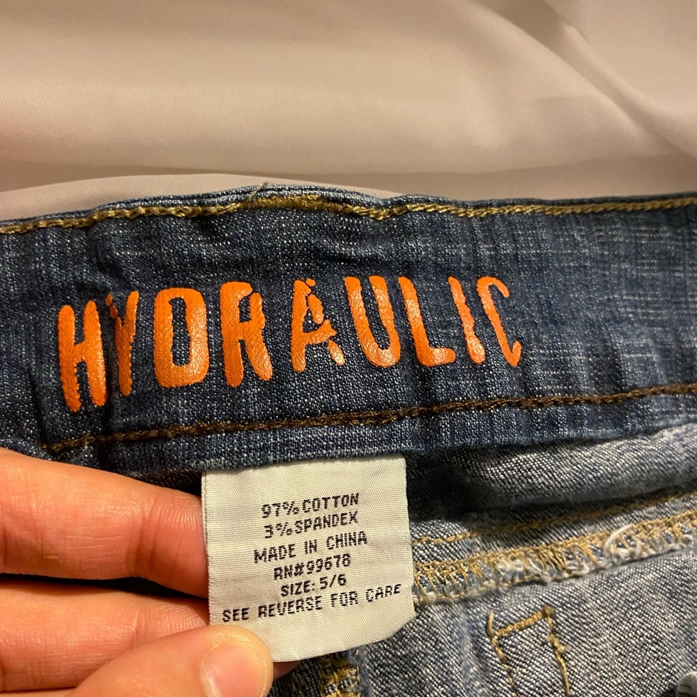 Women’s juniors Hydraulic jeans size: 5/6